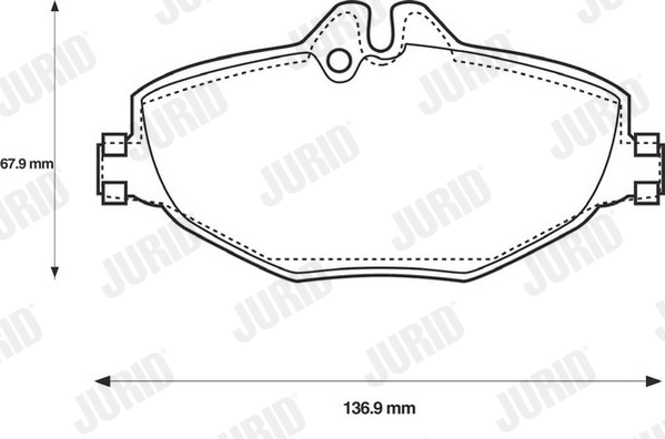 Brake Pad Set, disc brake 573091J