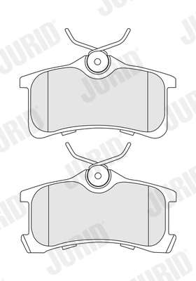 Brake Pad Set, disc brake 572520J