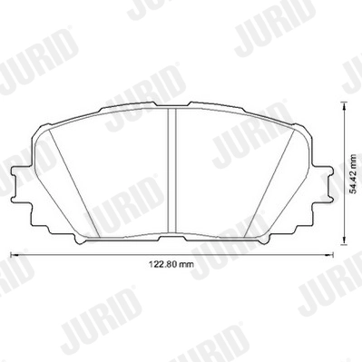 Brake Pad Set, disc brake 572594J