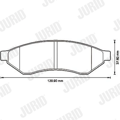 Brake Pad Set, disc brake 573215J