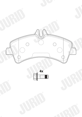 Brake Pad Set, disc brake 2921709560
