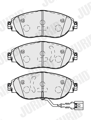 Brake Pad Set, disc brake 573838J