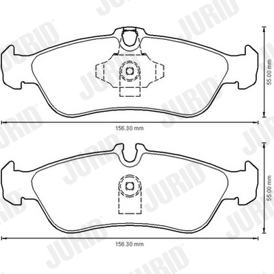 Brake Pad Set, disc brake 573191J