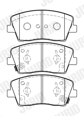 Brake Pad Set, disc brake 573819J
