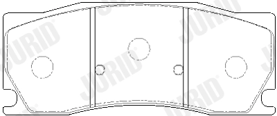 Brake Pad Set, disc brake 573861J