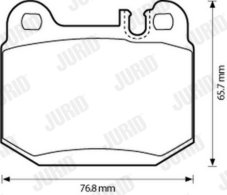 Brake Pad Set, disc brake 573147J