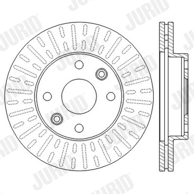 JURID 562556JC Brake Disc