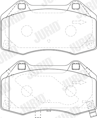 Brake Pad Set, disc brake 573850J