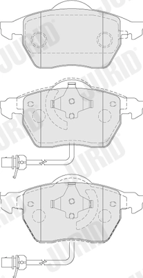 Brake Pad Set, disc brake 573037J