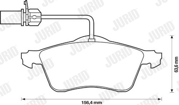 Brake Pad Set, disc brake 573106J