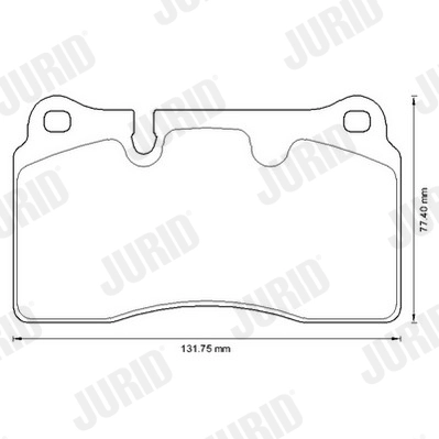 Brake Pad Set, disc brake 573296J