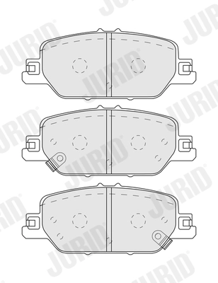 Brake Pad Set, disc brake 574115J