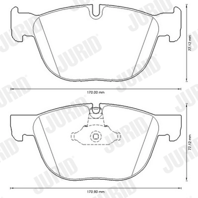 Brake Pad Set, disc brake 573300J