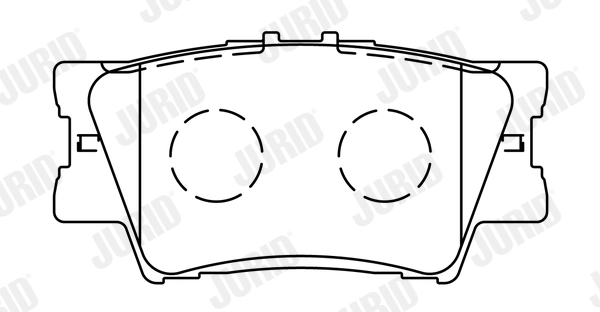 Brake Pad Set, disc brake 572595J