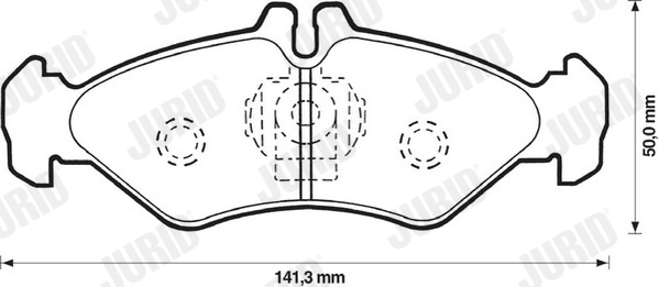 Brake Pad Set, disc brake 571846J
