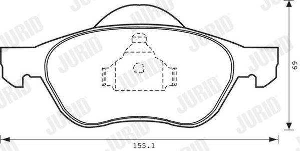 Brake Pad Set, disc brake 573017J