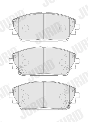 Brake Pad Set, disc brake 574108J
