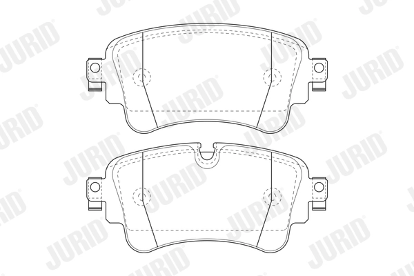 Brake Pad Set, disc brake 573629J