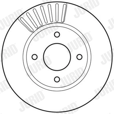 JURID 562811JC Brake Disc