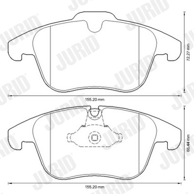 Brake Pad Set, disc brake 573311J