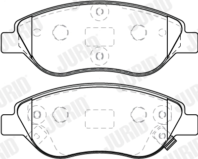 Brake Pad Set, disc brake 573867J