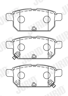 Brake Pad Set, disc brake 573384J