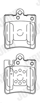 Brake Pad Set, disc brake 571988J