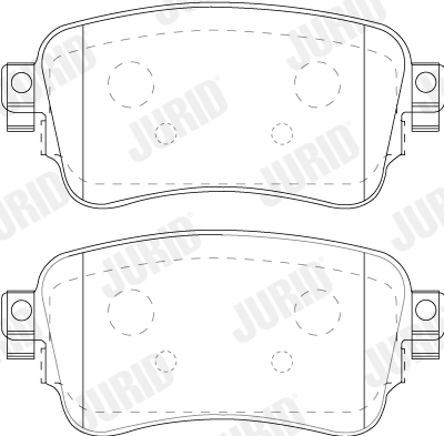 Brake Pad Set, disc brake 573863J