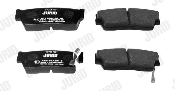 Brake Pad Set, disc brake 572166J