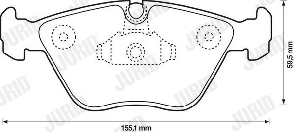 Brake Pad Set, disc brake 571994J