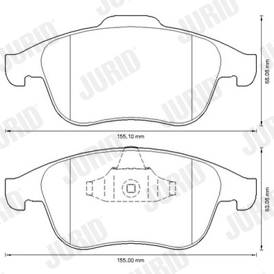 Brake Pad Set, disc brake 573316J