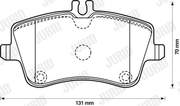 Brake Pad Set, disc brake 571986J