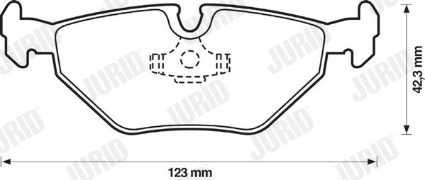 Brake Pad Set, disc brake 571936J