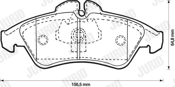 Brake Pad Set, disc brake 571844J