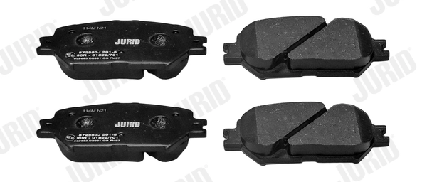 Brake Pad Set, disc brake 572553J