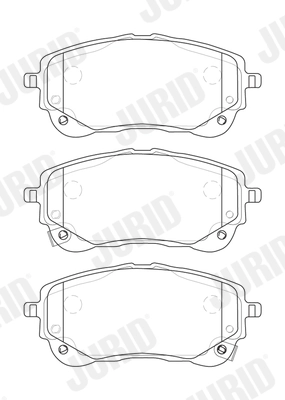 Brake Pad Set, disc brake 574042J