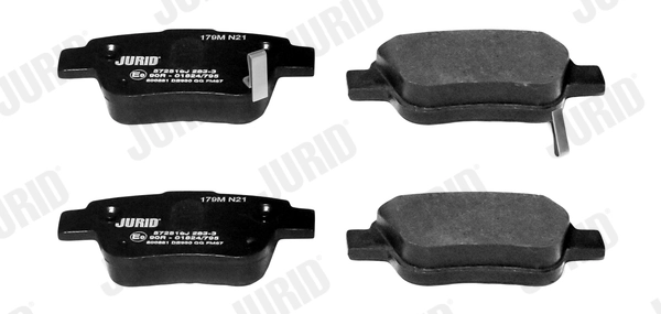Brake Pad Set, disc brake 572516J