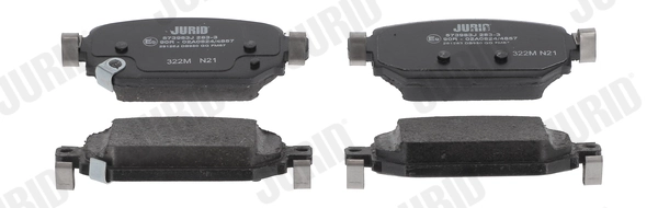 Brake Pad Set, disc brake 573983J