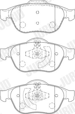 Brake Pad Set, disc brake 573245J