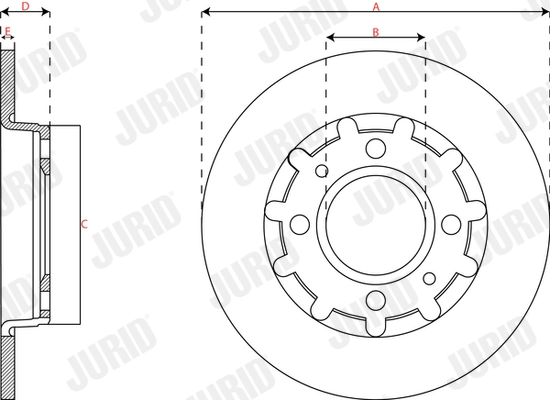 Brake Disc 563364JC