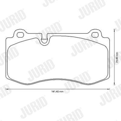 Brake Pad Set, disc brake 573178J
