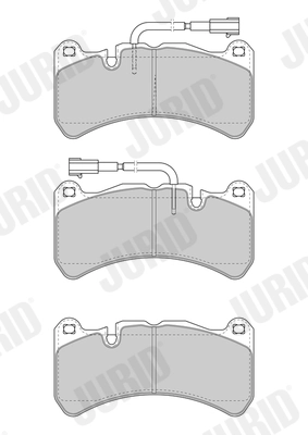 Brake Pad Set, disc brake 573663J