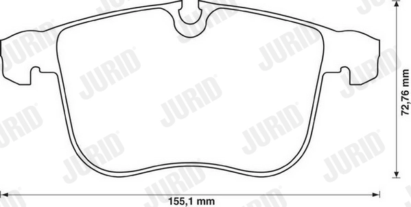 Brake Pad Set, disc brake 573090J