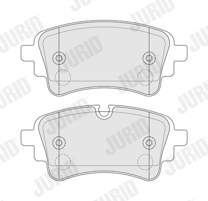 JURID 574152J Brake Pad Set, disc brake