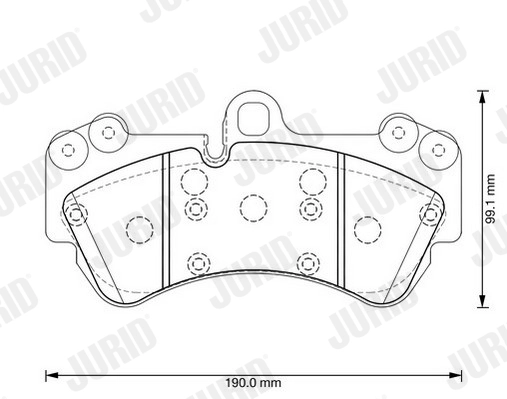 Brake Pad Set, disc brake 573376J
