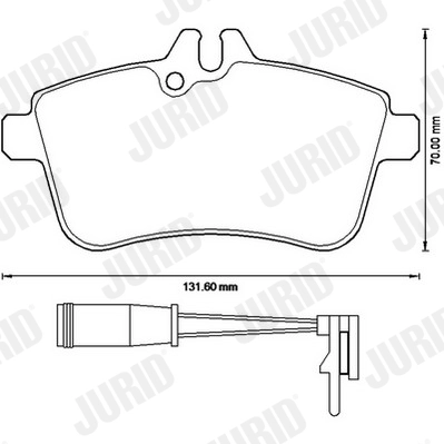 Brake Pad Set, disc brake 573230J