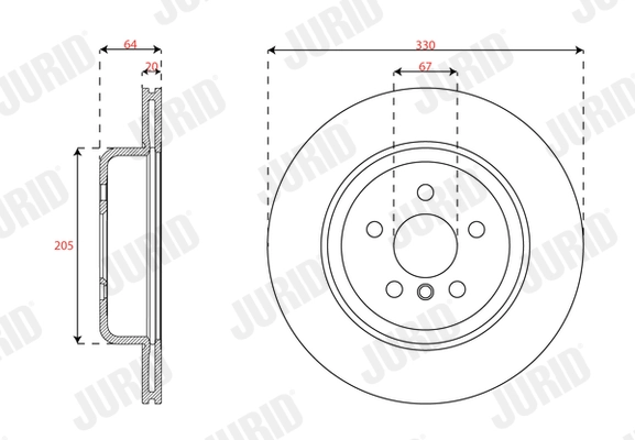 Brake Disc 563685JC-1