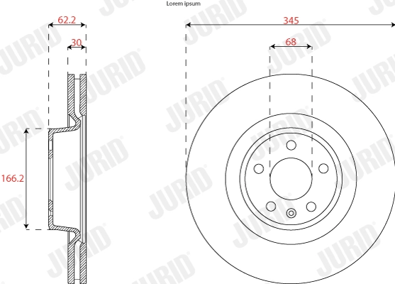 Brake Disc 563309JC-1