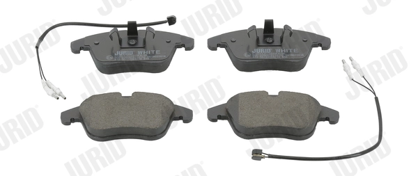 Brake Pad Set, disc brake Jurid White Low Dust 573311JC