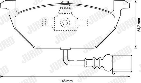 Brake Pad Set, disc brake 571971J